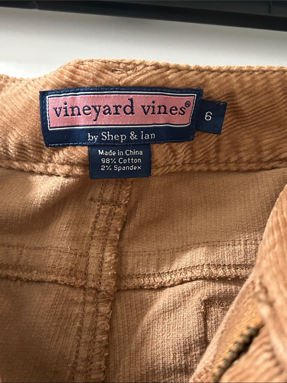 Vineyard Vines Women's Straight-Leg Corduroy Pants - Camel - Picture 5 of 7
